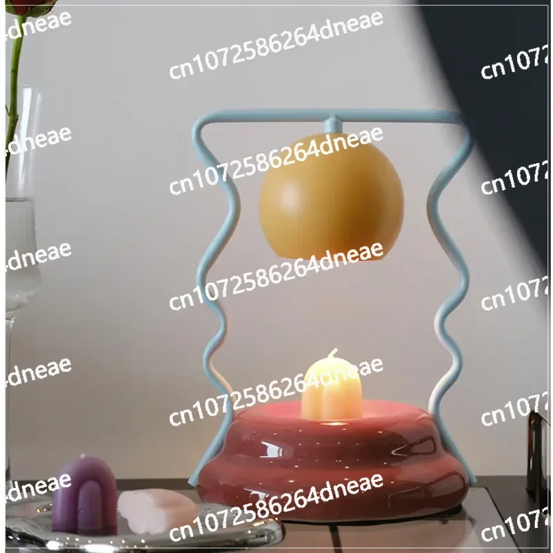 Mushroom House Aromatherapy Candle Flameless Melting Lamp Designer Fragrance Ornament Long-lasting Scent Table Lamp