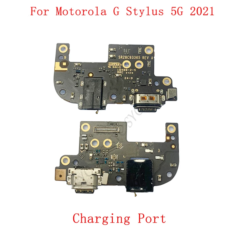 

USB Charging Connector Port Board Flex Cable For Motorola Moto G Stylus 5G 2021 Charging Port Repair Parts