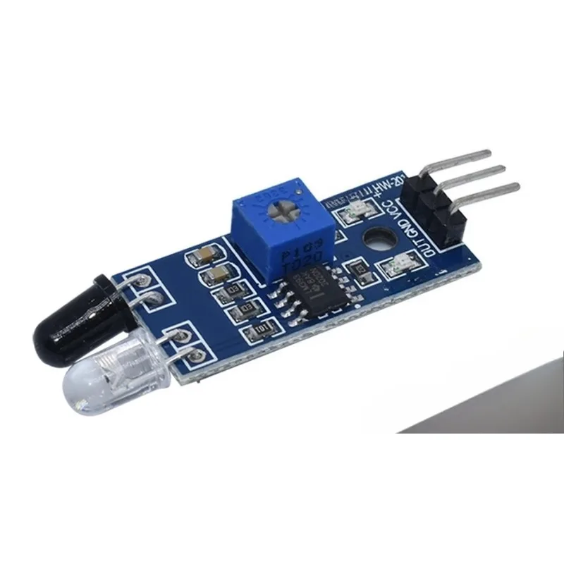Reflective Infrared Obstacle Avoidance Sensor 3‑Pin 3.3‑5V DIP Module For Diy Smart Car Robot Development Work