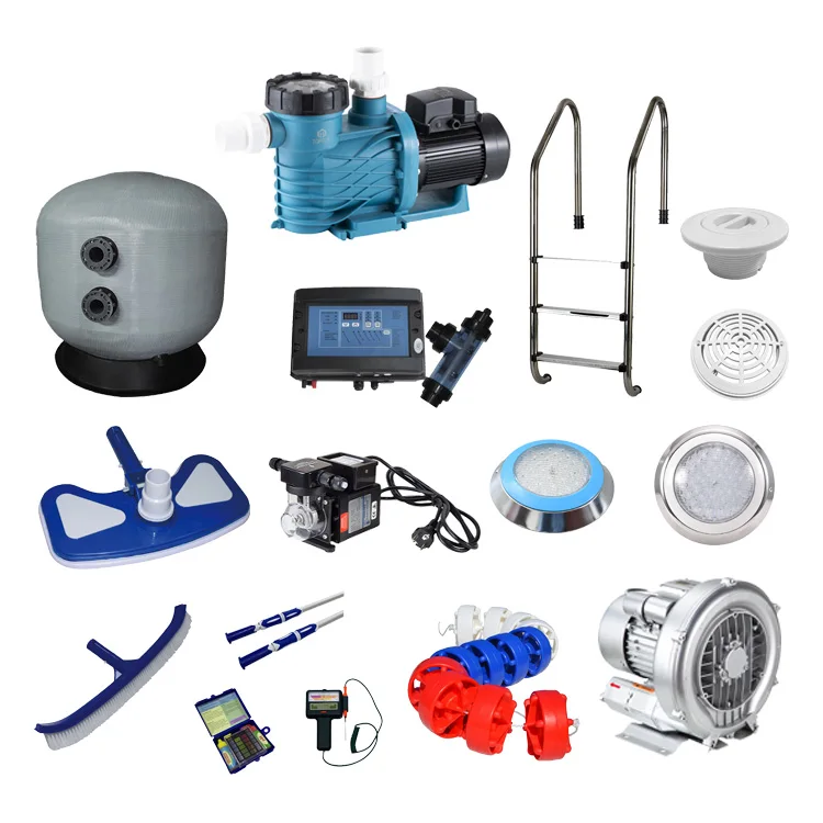 

Wholesale Fiberglass Sand Filter Swimming Pool Filtration Equipment with Water Pump