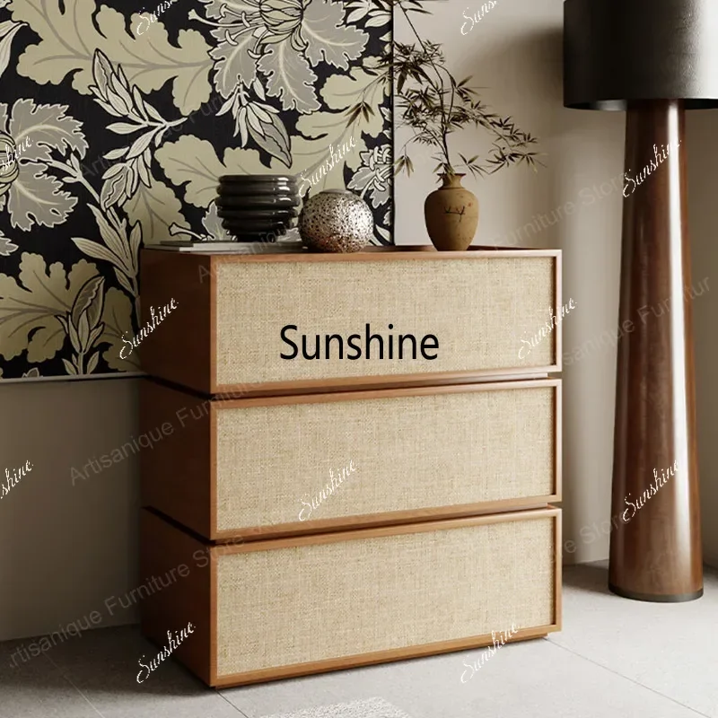 Simple Vintage Living Room Cabinet American Practical Storage Cabinet Contemporary Secure Mobile Soggiorno Home Furniture