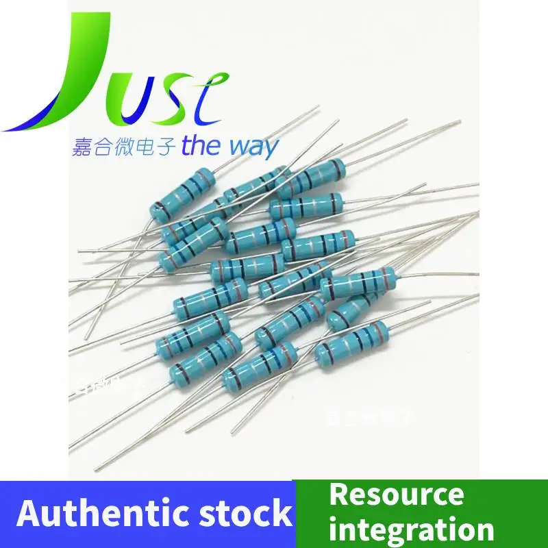 15pcs/lot 3W metal film 1% accuracy five color ring resistor low-temperature drift charger electromagnetic furnace  1R -1M Ω