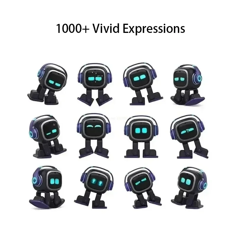 New EMO Intelligent AI Robots Emotional Support Interactive Desktop Voice Recognition EMO Go Robot Companion Children Gift
