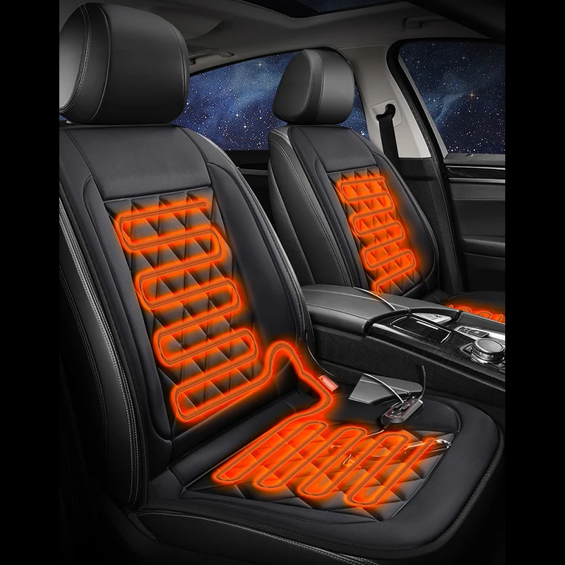 

Car Heated Seat Cushion Car Heating Pad Electric Heating Pad Winter Car With 12V Cigarette Lighter Universal Seat Cushion