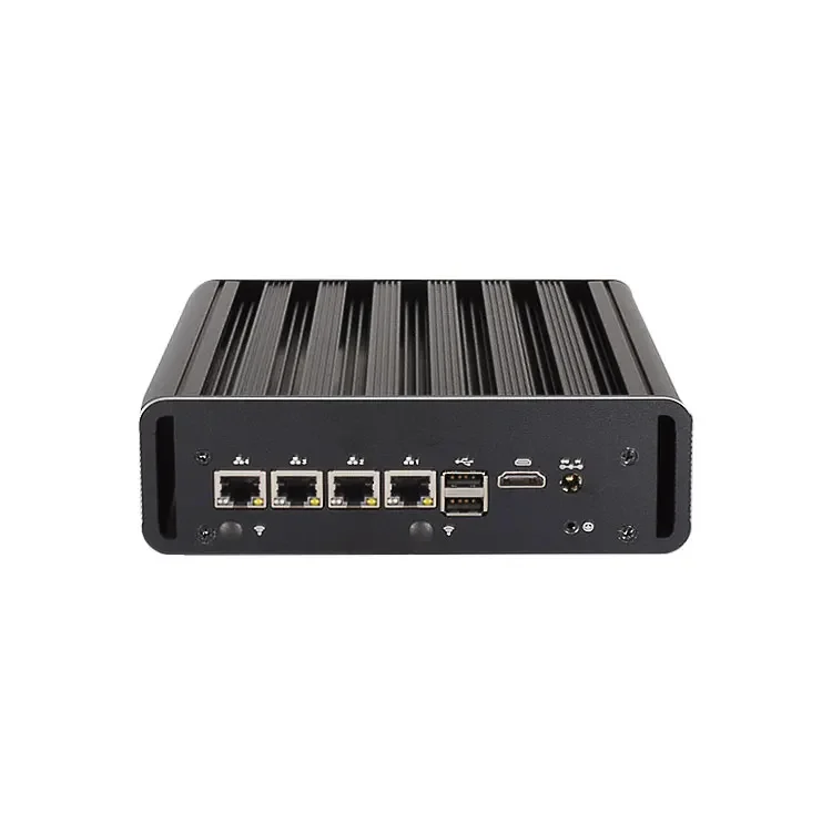 2024 hot sales N100 cpu 4 lans mini router pc pfsense N100 firewall router PC mikrotik N100 Pfsense PC