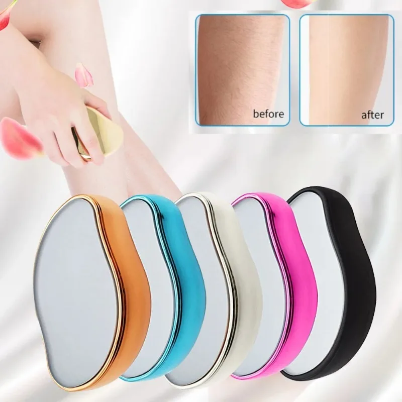 1pcs Nano Glass Fiber Hair Removal Device Exfoliator Painless Epilators Reusable Body Smooth Beauty Depilation and Feet Tool