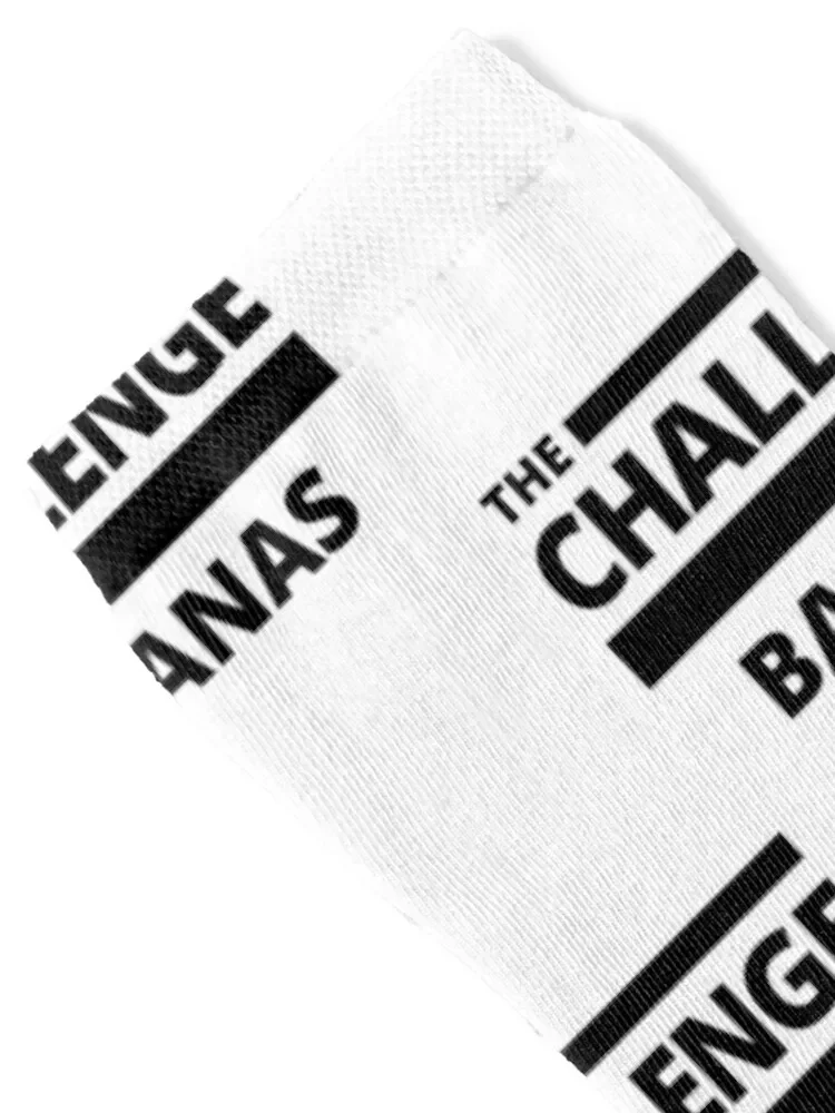 The Challenge Bananas Black Socks happy Run Man Socks Women's