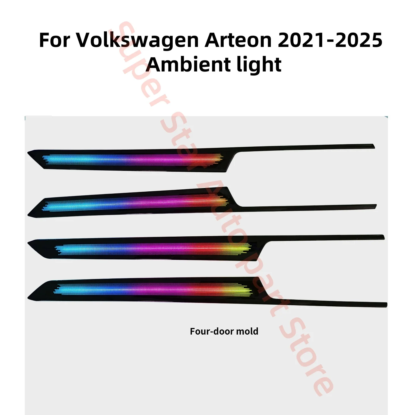 LED Ambient Light For Volkswagen VW Arteon 2021-2025 Car interior lighting upgrade Car accessories Trim Strip Atmosphere Lamp