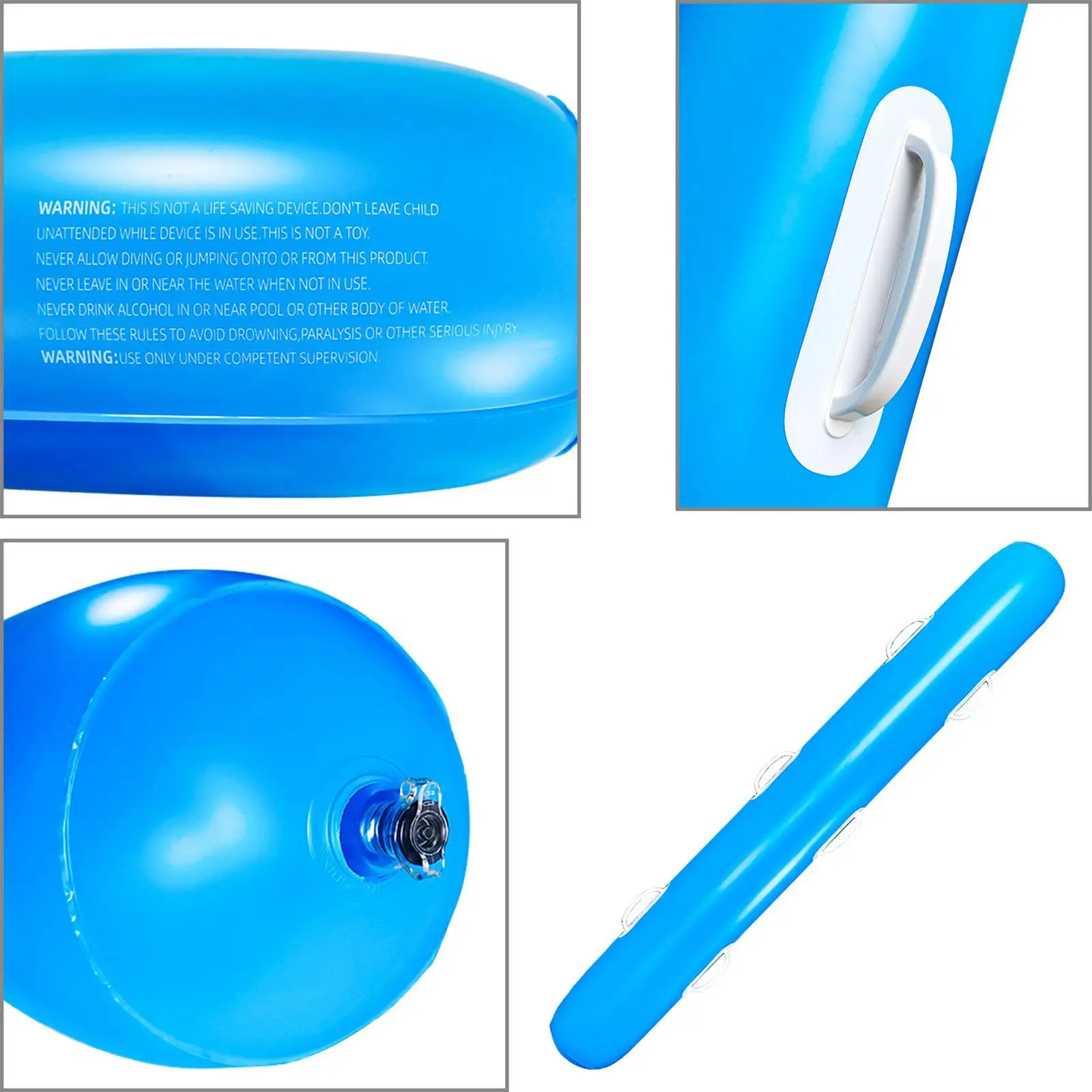 Pool Inflatable Sticks Pool Swim Floats With Handles Swimming Floating Buoyancy Stick For Kids Adults Summer Backyard Party