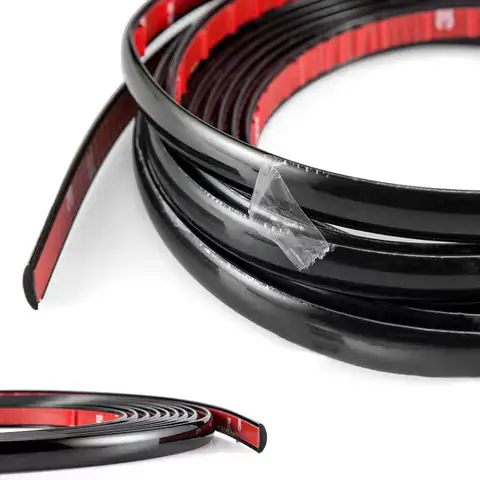 3M/5M Exterior Car Chrome Body Strip Bumper Styling Trim Sticker Auto Door Protective Moulding 10MM 15MM 20MM Car Accessories 8 best sales bumper twingo - №5