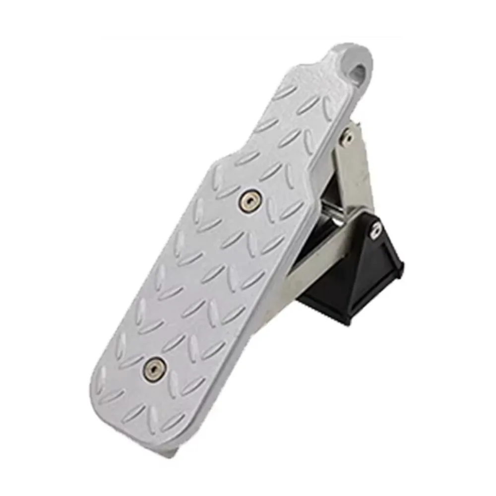 

Foldable Car Door Step Aluminum Alloy Universal Car Roof Rack Step Multifunction Safety Hammer Lock Hook Foot Pedal