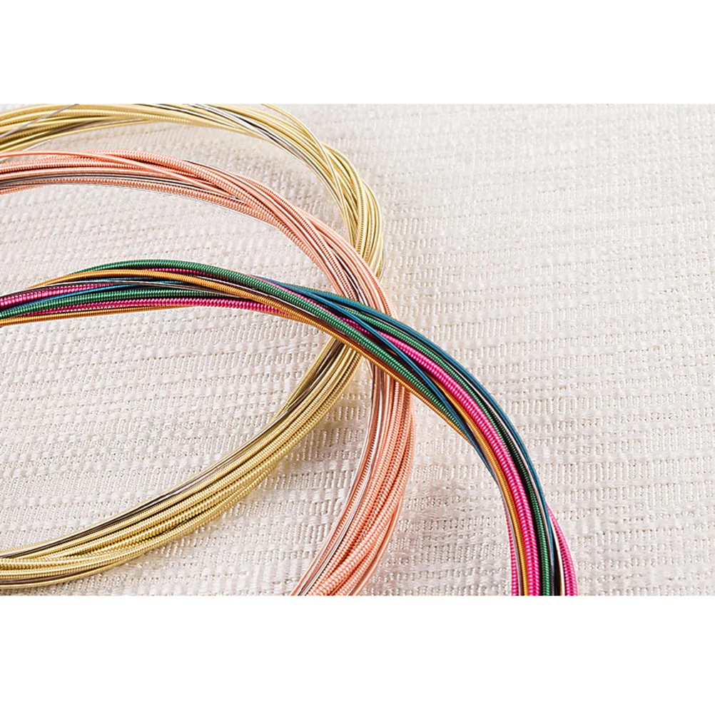 Corda per chitarra folk da 3 sacchetti Ottone Acciaio Stabile Tune Bronzo rosso di alta qualità per corde per basso per strumenti musicali