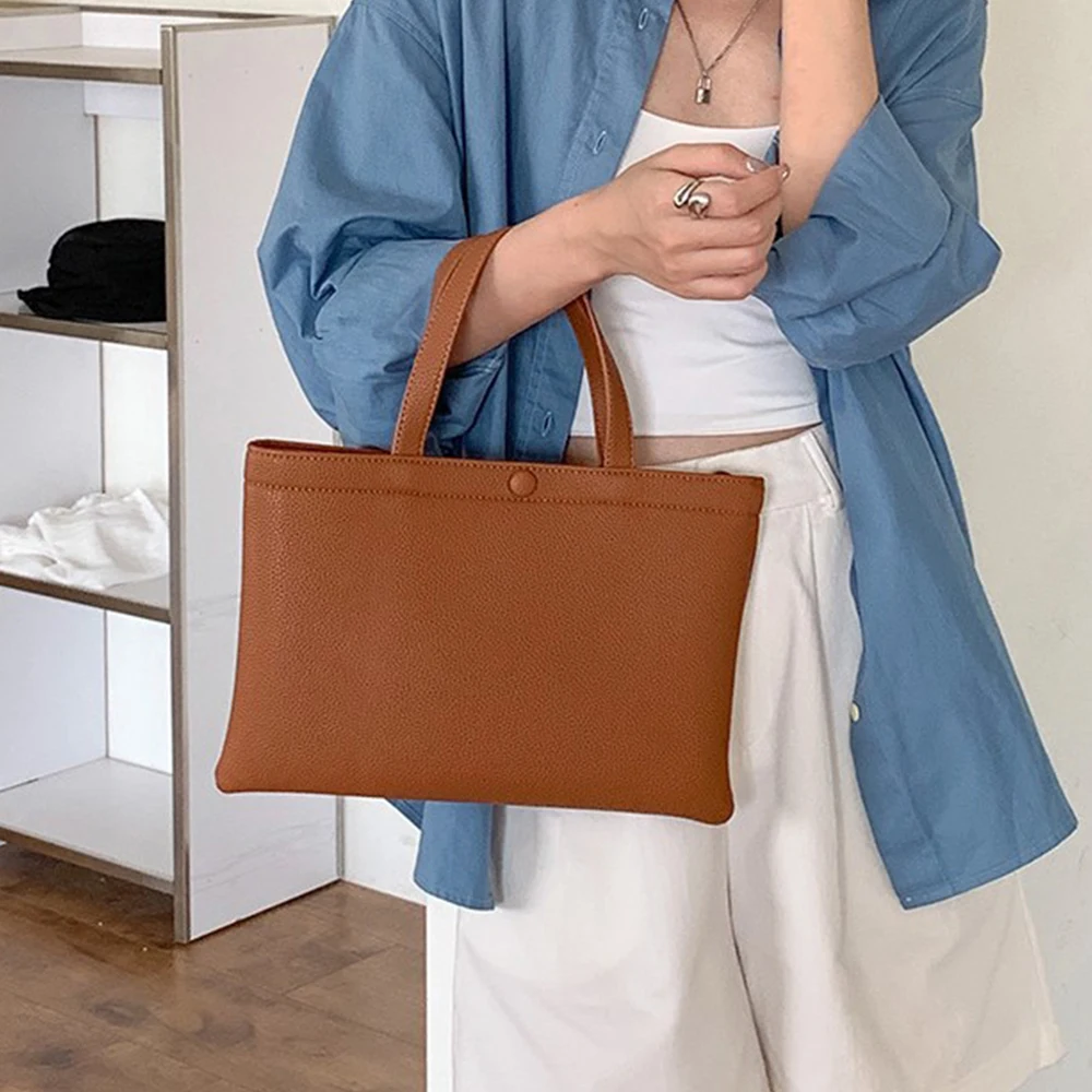 Fashion Lychee Pattern Tote Women's Bags NEW Casual Soft Purses and Handbags Tablet Bags for Women Small Shopping Bag Clutch