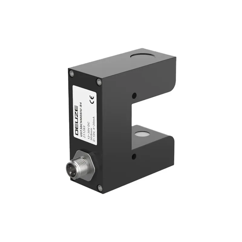 

UST60CNM08IU-B4 Ultrasonic Transducer Ranging Sensor 60/8mm Slot Through-beam Type IP67 Durable Long-lasting 12-30V DC