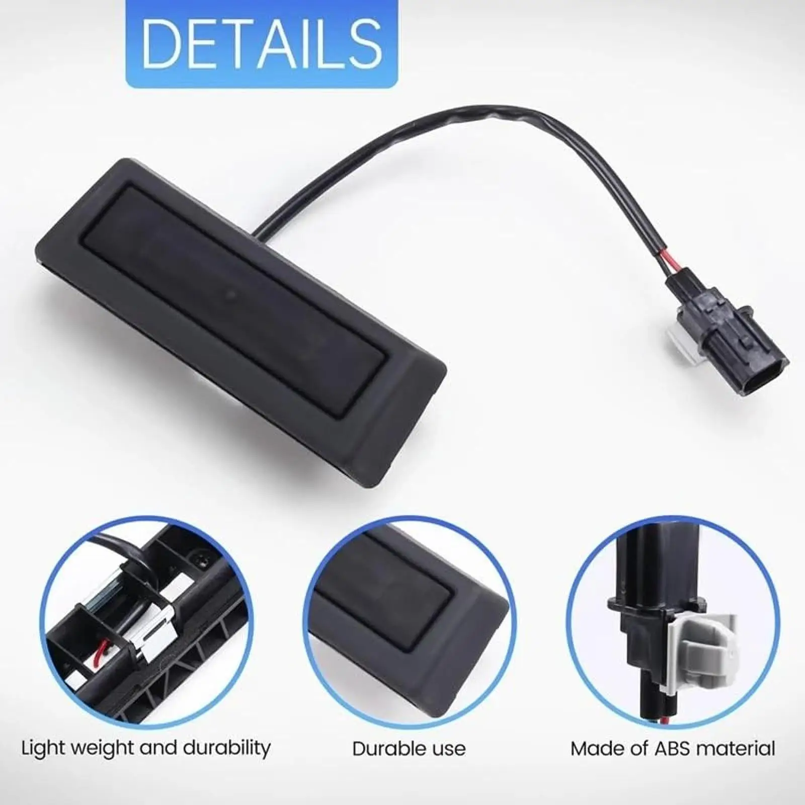 

Rear Trunk Opener Switch 81720G5000 Repair Tailgate Lid Release Replacement for Kia Niro 2016 2021