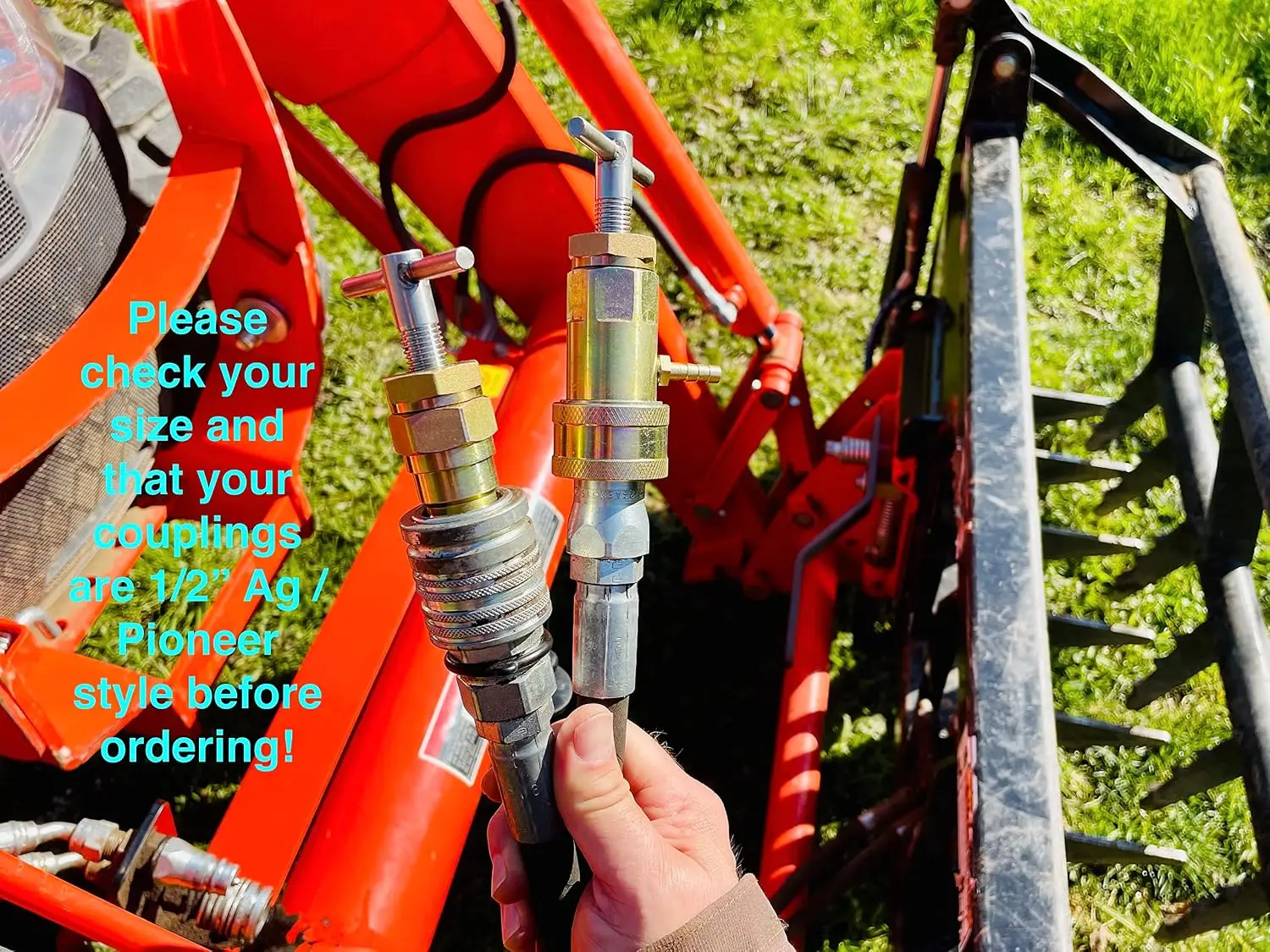 The Original Hydraulic Quick Coupling Pressure Decompression Relief Release Tool 1/2