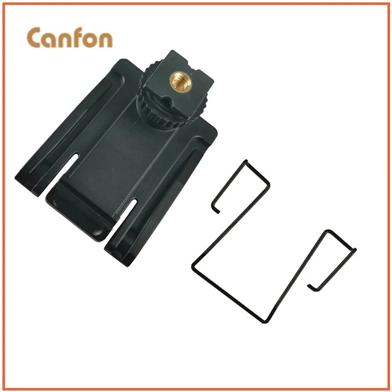 

Canfon Hot Shoe Base Mount Adapter and Holder Belt Clip for SONY C1/V1/D11/D21 Saramonic RX fixe to Video Camera DSLR Camera