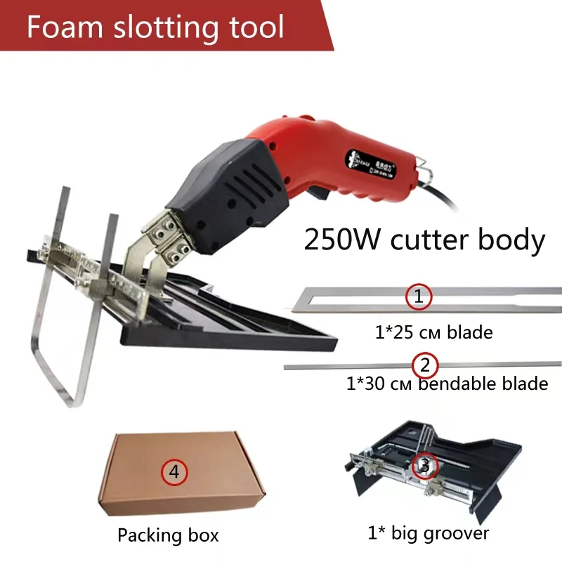 

Professional 250W Cutter Polystyrene Styrofoam Knife Heat Wire EPS Knife Portable Styrofoam Cutting Tools Electric Foam EPE Cut