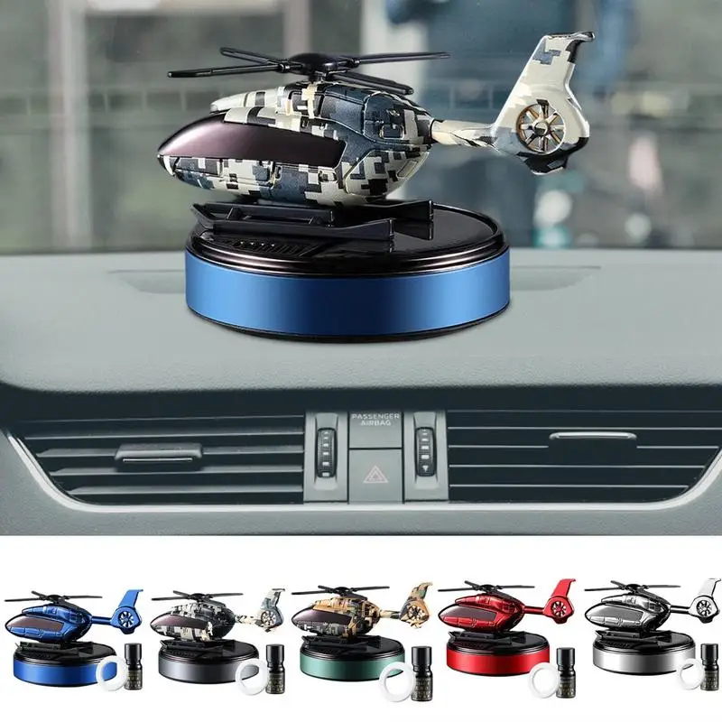 

Car Air Freshener Interior Perfume Solar Helicopter Automatic Rotation Dashboard Fragrance Essential Diffuser Car Accessories