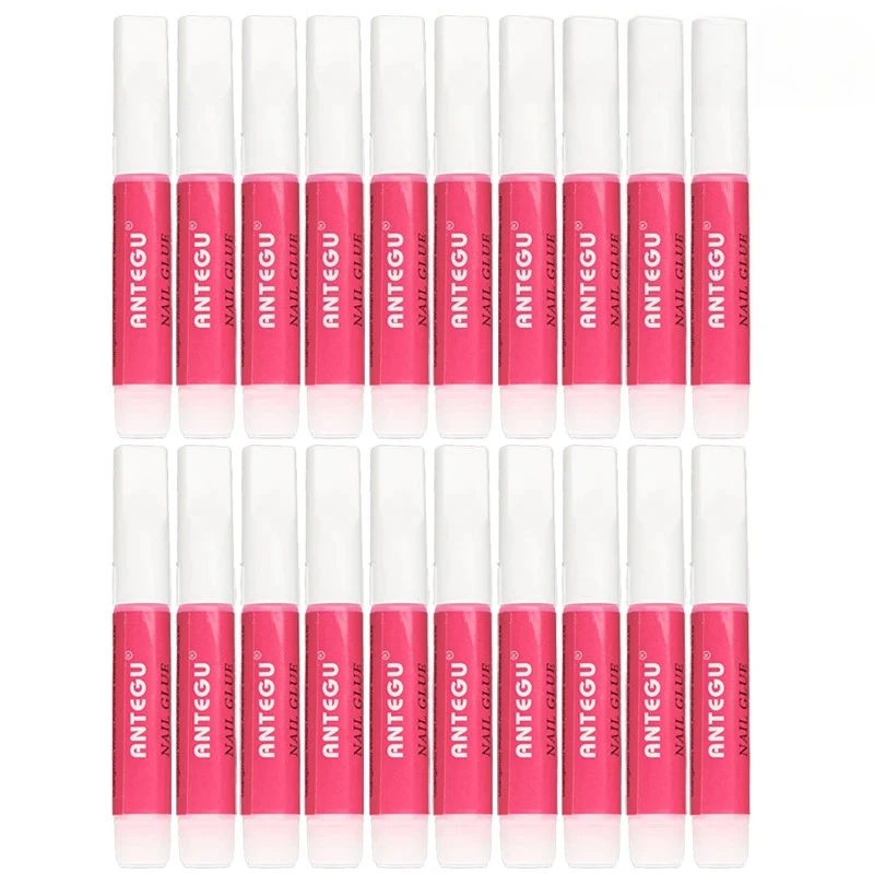 กาวติดเล็บ 2 กรัม สำหรับมืออาชีพ แห้งเร็ว ติดทนนาน 1/5/10/20/30/50/100 ชิ้น สำหรับติดเล็บปลอม อุปกรณ์ตกแต่งเล็บ คริสตัล กาวเจล