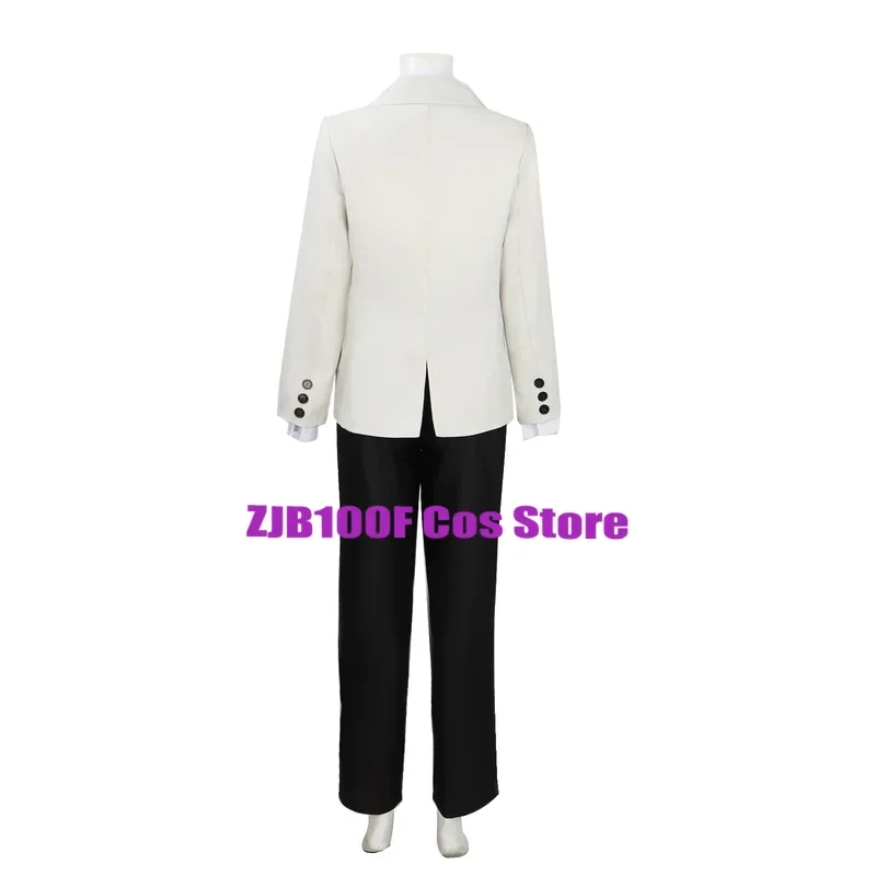 Goro Akechi Cosplay Costume pour hommes, uniforme de corbeau, vêtements de jeu en pli trempé, Anime Mortgage 5