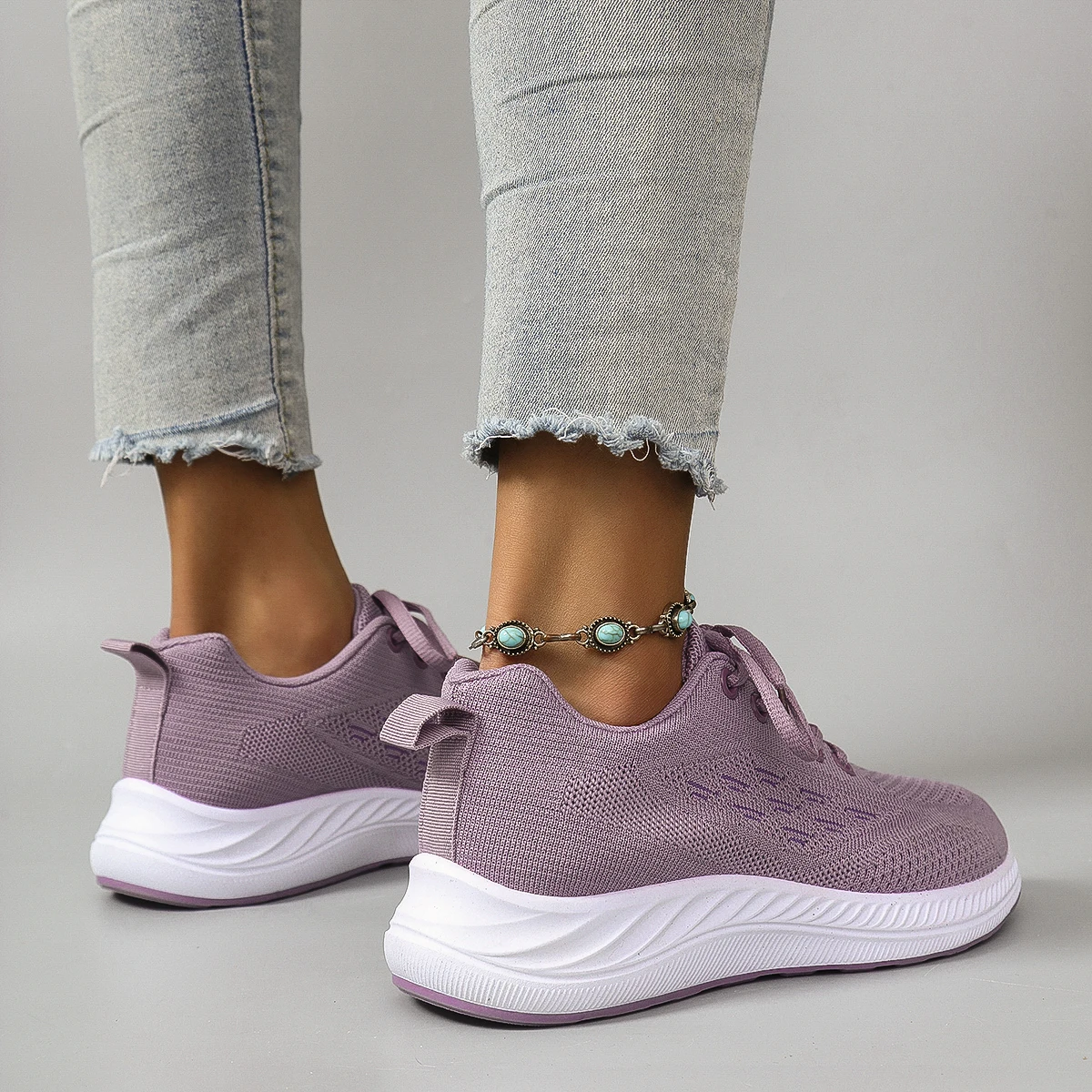 أحذية نسائية صيفية مسطحة شبكية قابلة للتنفس أحذية نسائية أحذية رياضية كاجوال، شحن مجاني للتخليص