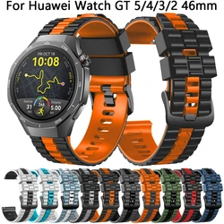 22mm Watch Band For Huawei Watch GT 5 GT5 Pro 46mm Strap Huawei GT 4 3 2 GT4/GT3/GT2 Pro 46mm Silicone Bracelet Watchband Correa