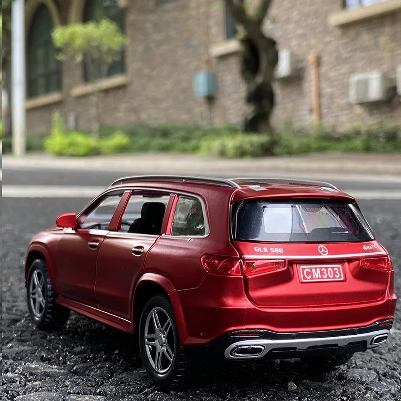 2020 New Arrival 1:32 GLS 580 Simulation Alloy Toy Cars Diecast Pull Back SUV Car Model Children Toys Vehicles Gift V166Fashion