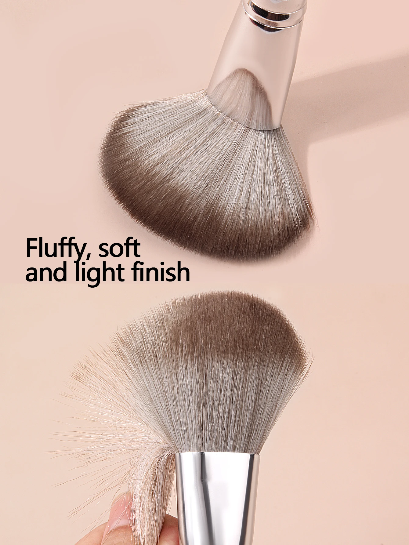 1 pz di alta qualità fluffy soft large powder brush powder blusher brush repair brush strumento multifunzione per pennelli per trucco per