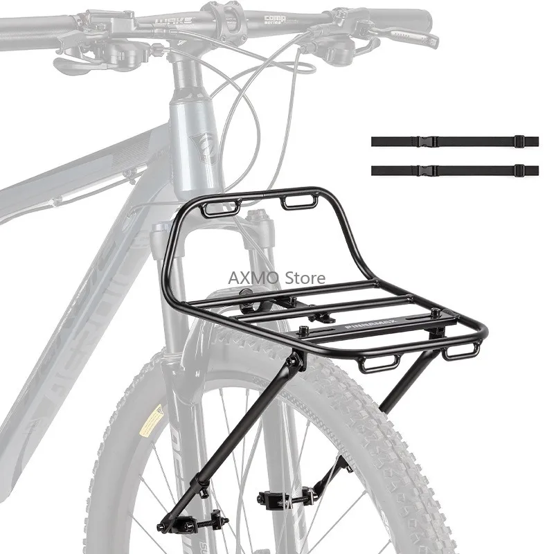 Bicycle Front Rack Mountain Road Bike Front Frame Rack Borderless Front Mounting Rack Single Bike Basket Cycling Equipment Parts