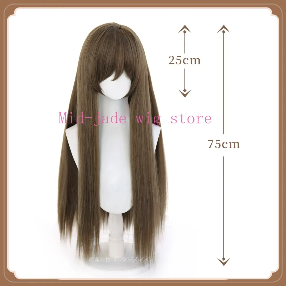 Anime Nanami Momozono Cosplay Wig Realistic Scalp Side Part Hair for Valentine Anime Event and Photography