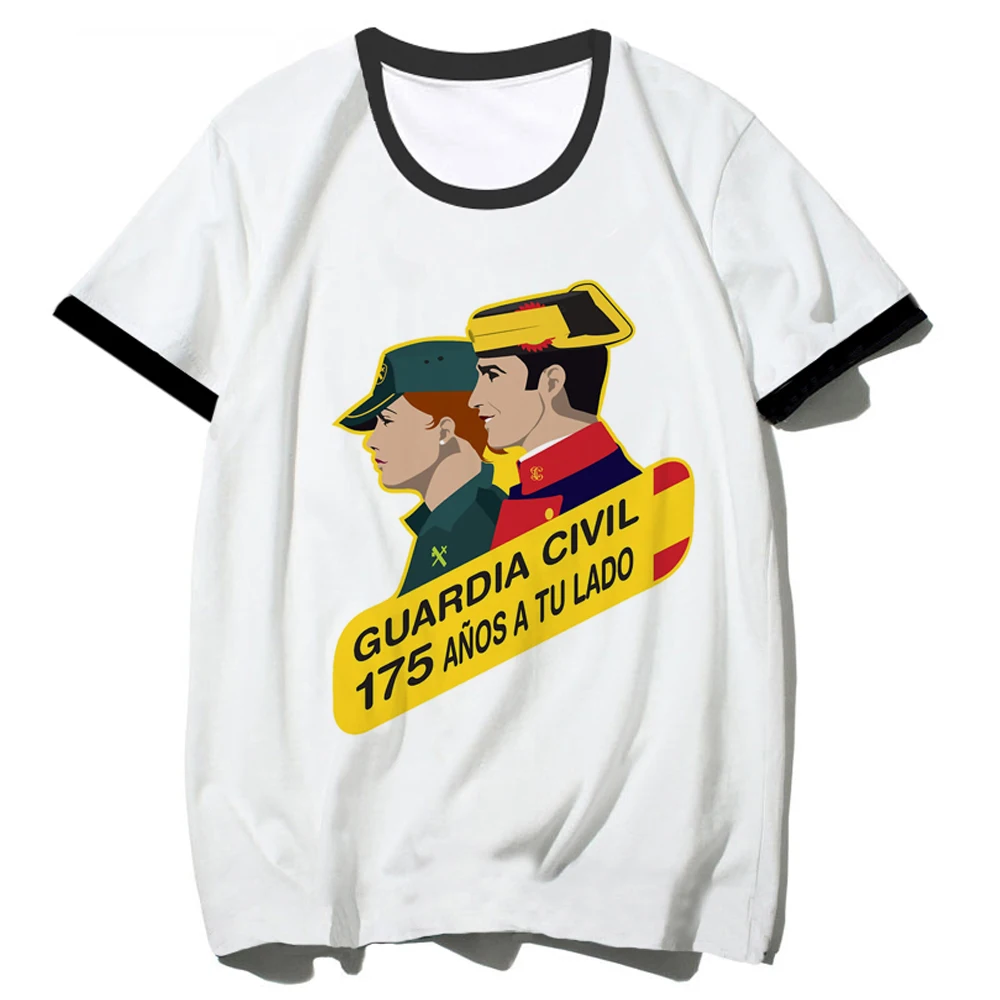 Civil Guard Spain t-shirts women funny graphic t shirt girl 2000s clothing