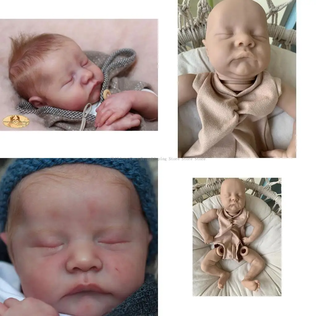 

21 -дюймовый комплект куклы Reborns Детская игрушка для белья, реалистичная мягкая виниловая кукла ручной работы с пустым телом