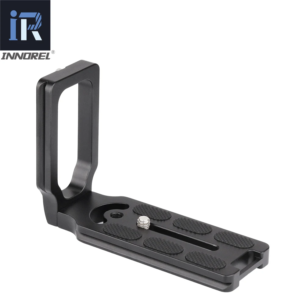 INNOREL LP-110A Placa de liberación rápida profesional tipo L mango de soporte Vertical de carga rápida especialmente para el estándar Arca-Swiss