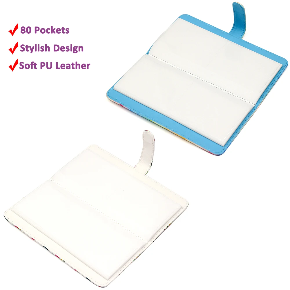 80 Pockets Soft PU Leather Photo Album Storage Book For Fujifilm Instax Square SQ1 SQ6 SQ10 SQ20 SP-3 Printer Films Paper