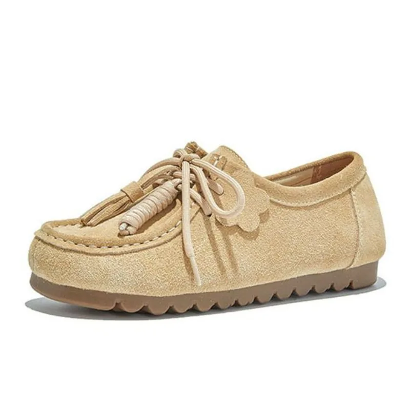 

Туфли на плоской подошве из натуральной кожи в винтажном стиле. Женская удобная повседневная обувь. Туфли на толстой подошве с круглой головкой. Короткие сапоги в британском стиле.