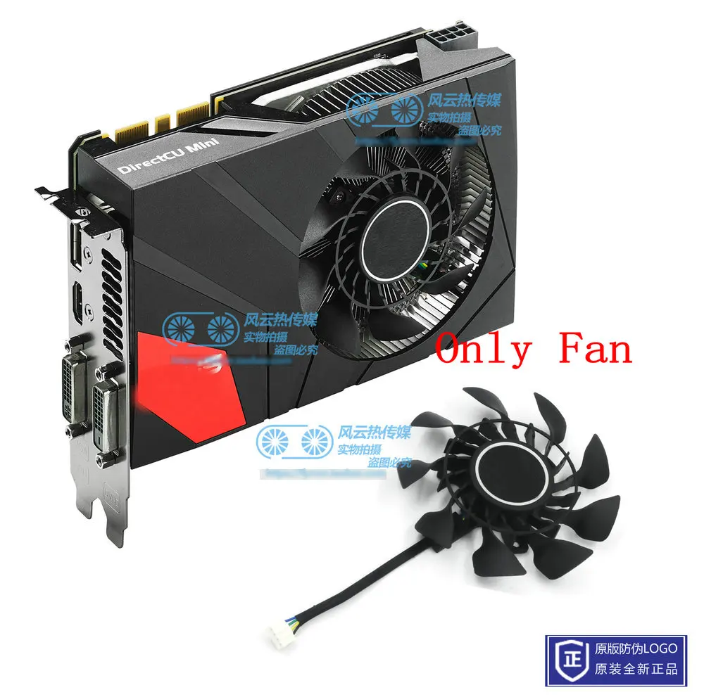 New Original for ASUS GTX970 GTX960 GTX950 GTX760 GTX670 MINI Video Graphics card cooling fan FD9015U12S