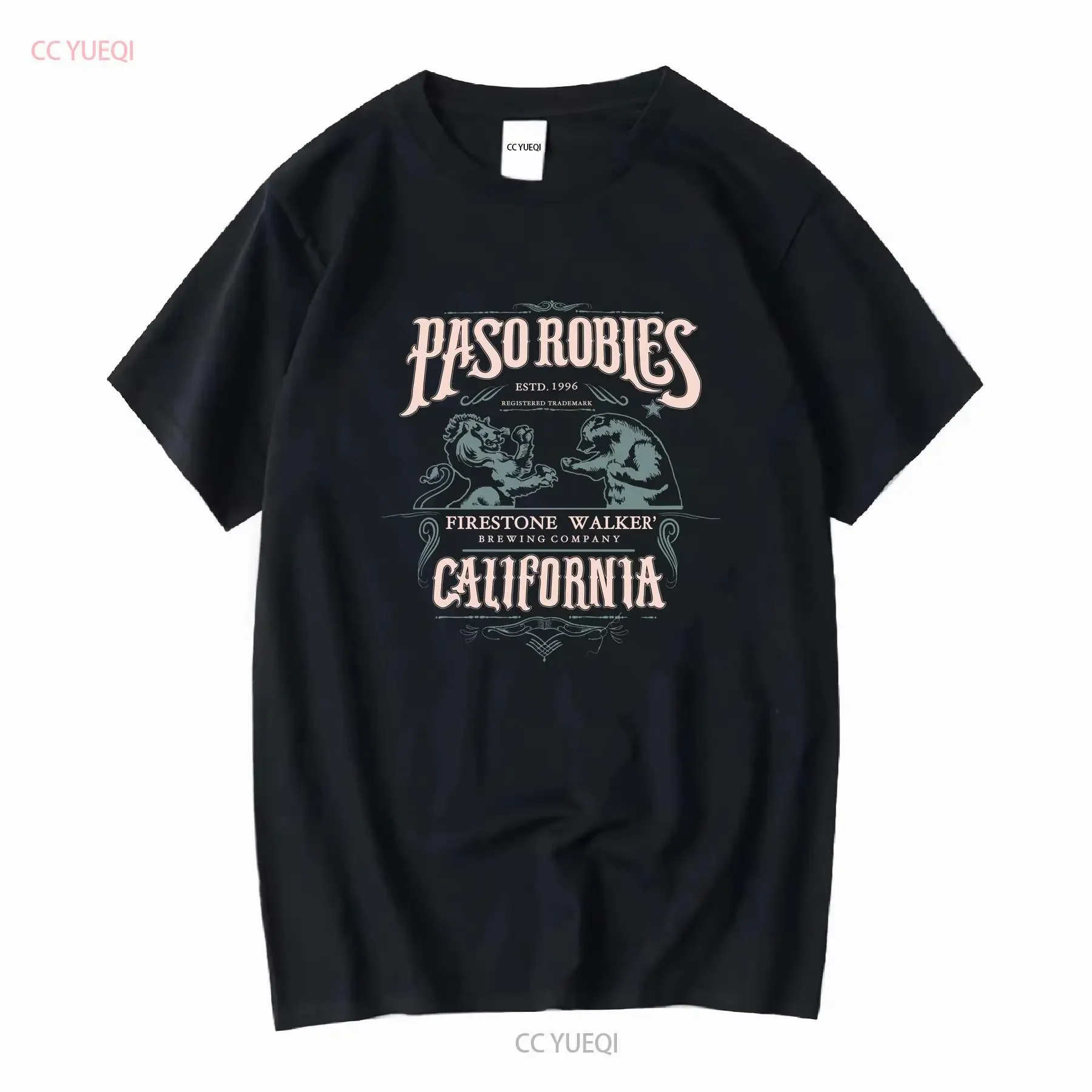 FIRESTONE WALKER BREWING COMPANY PASO ROBLES BEER DIVE BAR CAMISETA Hombre XL manga larga o corta vintage Lavado Unisex