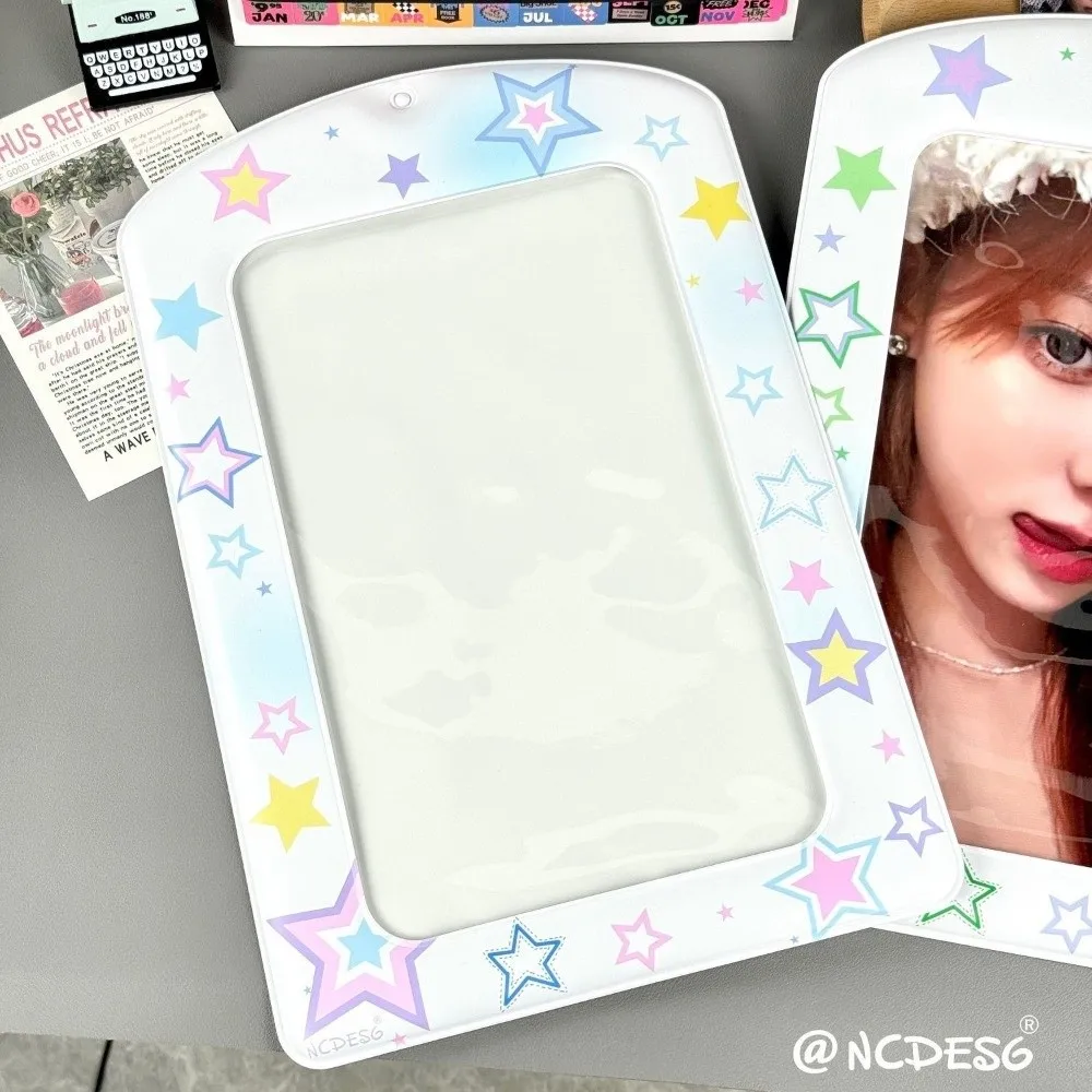Trendiger A4 Fotokartenhalter Koreanischer Idol PVC-Fotoschutz Bunter Riesen-Fotokartenhalter für Fans – Detail 9