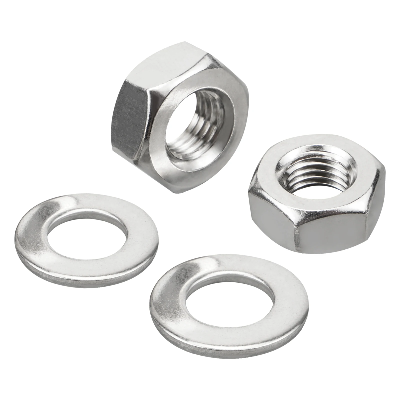ATV Wheel Lug Nut Kit For Yamaha Banshee 350 YFZ350 1987-2006 2002 2004 YFZ350SE YFZ350SP 2006 High-quality 304 Stainless Steel