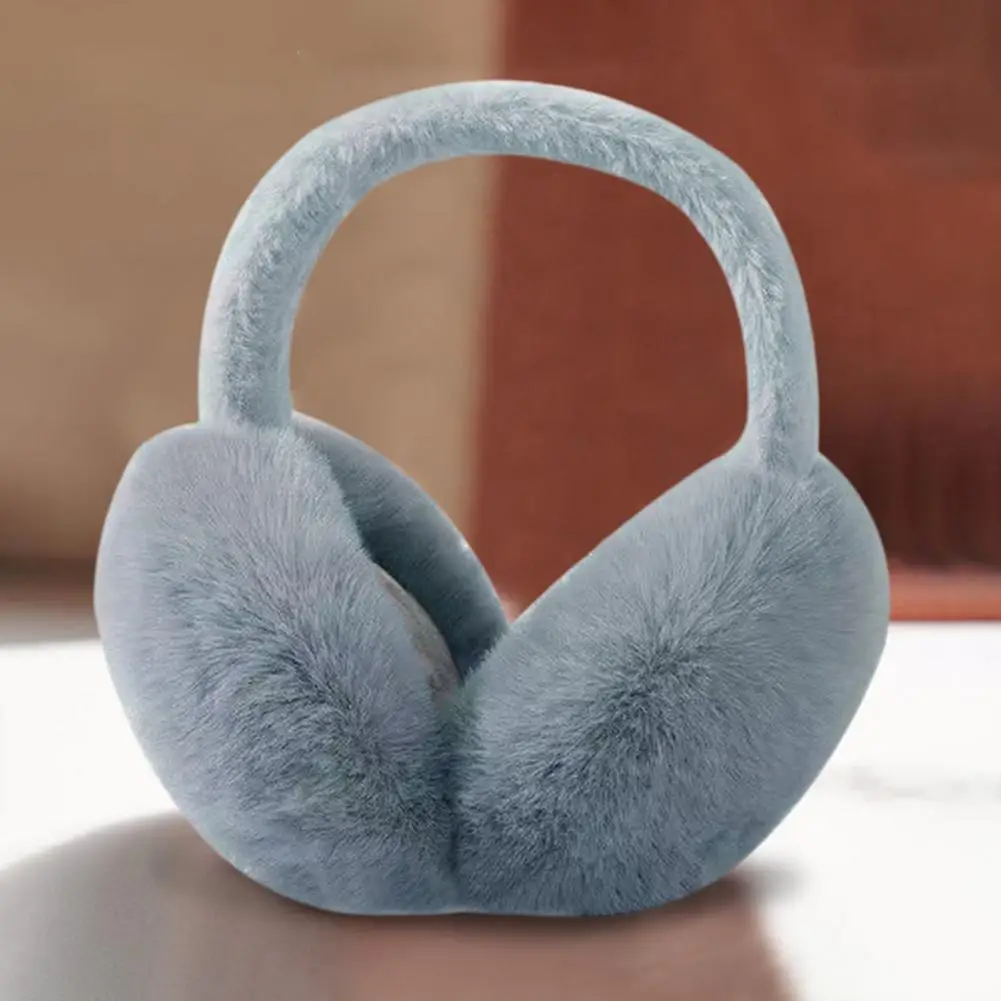 Winter Earmuffs Elastic Ear Covers Autumn Winter Fluffy Headband Earmuffs Soft Ears Solid Color Winter Earmuffs