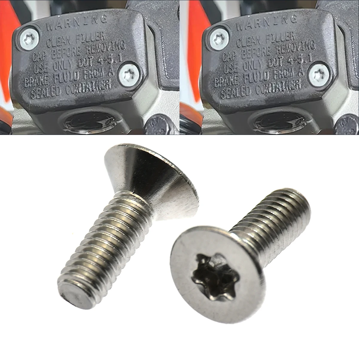2014-2020 M4*12 Front Brake Clutch Master Cylinder Screws For Husqvarna TC/FC/TX/FX/TE/FE/FS 125 150 250 300 350 450 501