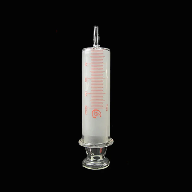 150ml/200ml/250ml/300ml/400ml/500ml/1000ml Reusable Double Frosted Glass Syringe Thick Needle Orifice Pump