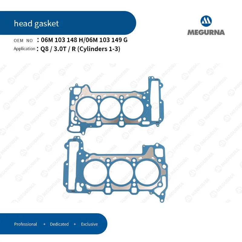 

3.0T Engine Cylinder Head Gasket set for VW PHIDEON Audi A4 A5 A6 A7 A8 Q5 Q7 Q8 Porsche Car Accessories 06M103148H 06M103149G