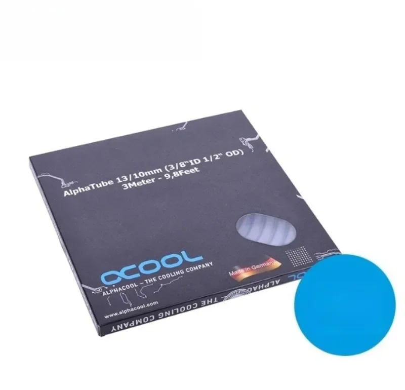 Alphacool water-cooled tube, PVC tube, flexible tube, 13/10mm, 3-step book, 16/10mm, 3-step thick tube