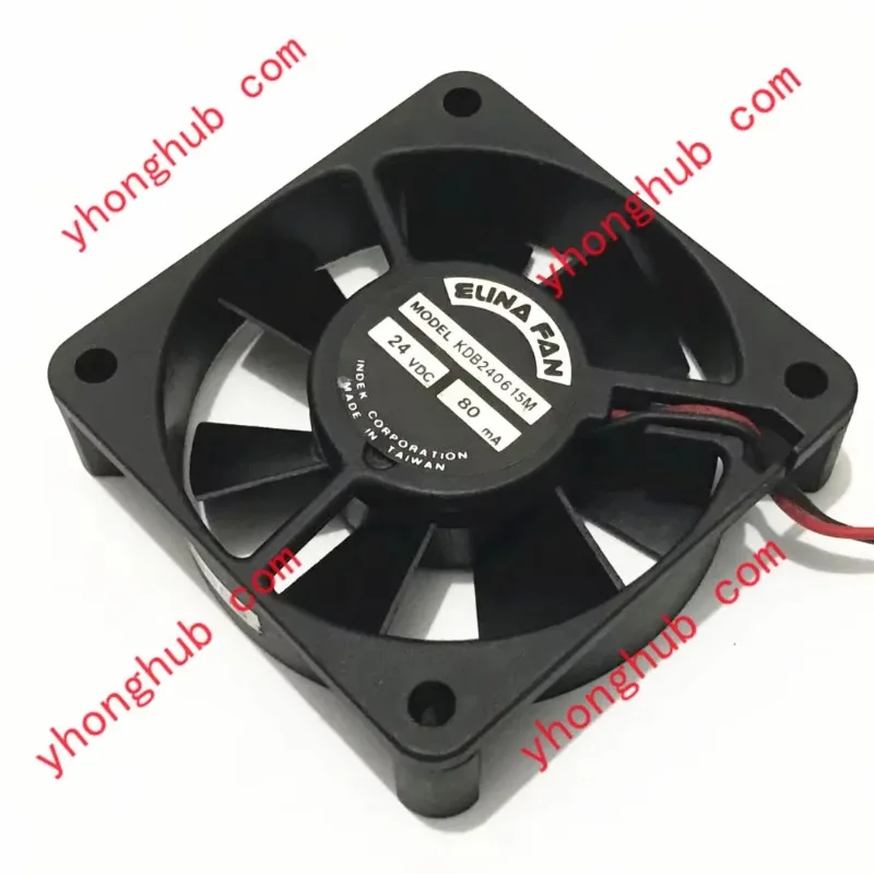 

Вентилятор охлаждения ELINA FAN KDB240615M DC 24V 80mA 60x60x15мм