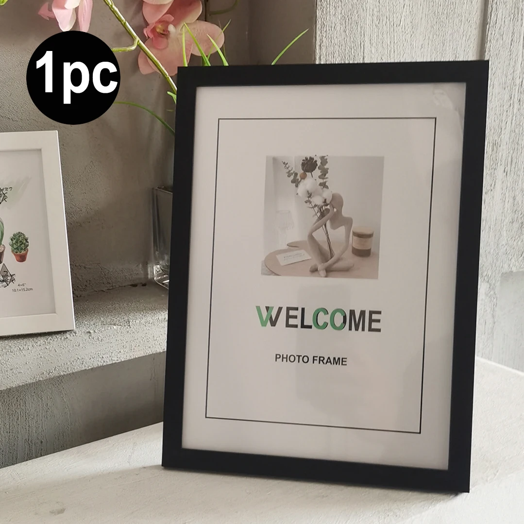 VCC 1 Stück/3 Stück Wandgalerie-Fotorahmen, 15 x 20 20 x 25 A4-Bilderrahmen für Tischplatte oder Wandmontagerahmen, Foto-Gedenkgeschenk 6