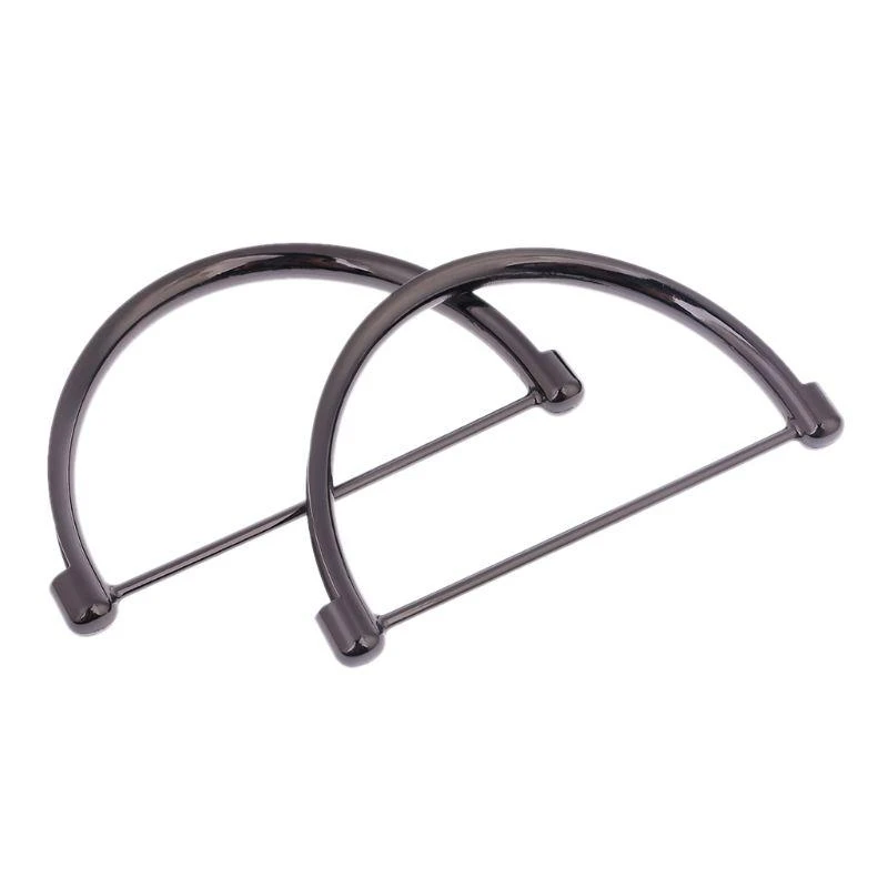 

G5AE 2PCS Женская металлическая ручка для кошелька для кошелька сумка для пляжа.