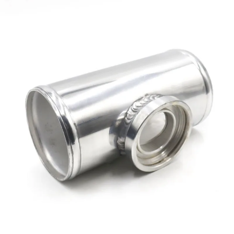 FOR Automotive 63mm/76mm HKS Pipe, Pressure Relief Valve Three-way Base Bleeding Valve Aluminum Pipe, Aluminum Pipe Base