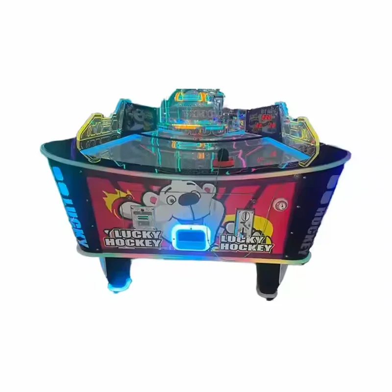 Newest Electric Indoor Air Hockey Arcade Machine Coin Operated Star Sport Game Fun Amusement Equipment for Sale view 3